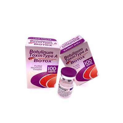 A anti cara Botulinum da toxina 100IU enruga a injeção branca do pó do  de Allergan