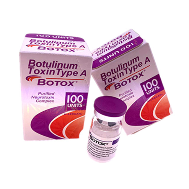 As injeções Botulinum da toxina de Allergan da remoção do enrugamento datilografam um 100iu