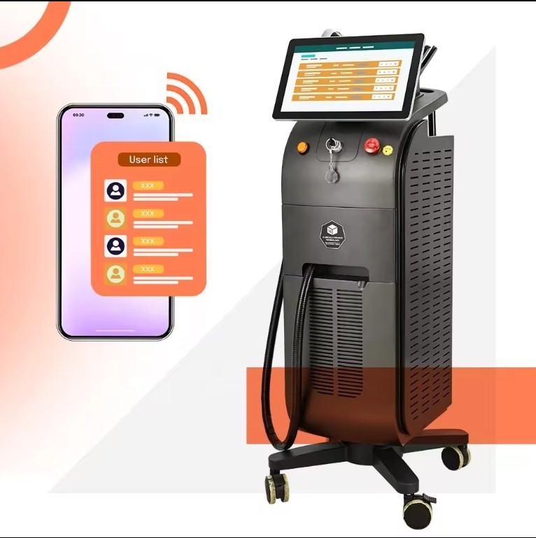 808nm Máquina de remoção de cabelo a laser a diodo de 1200W 1800W