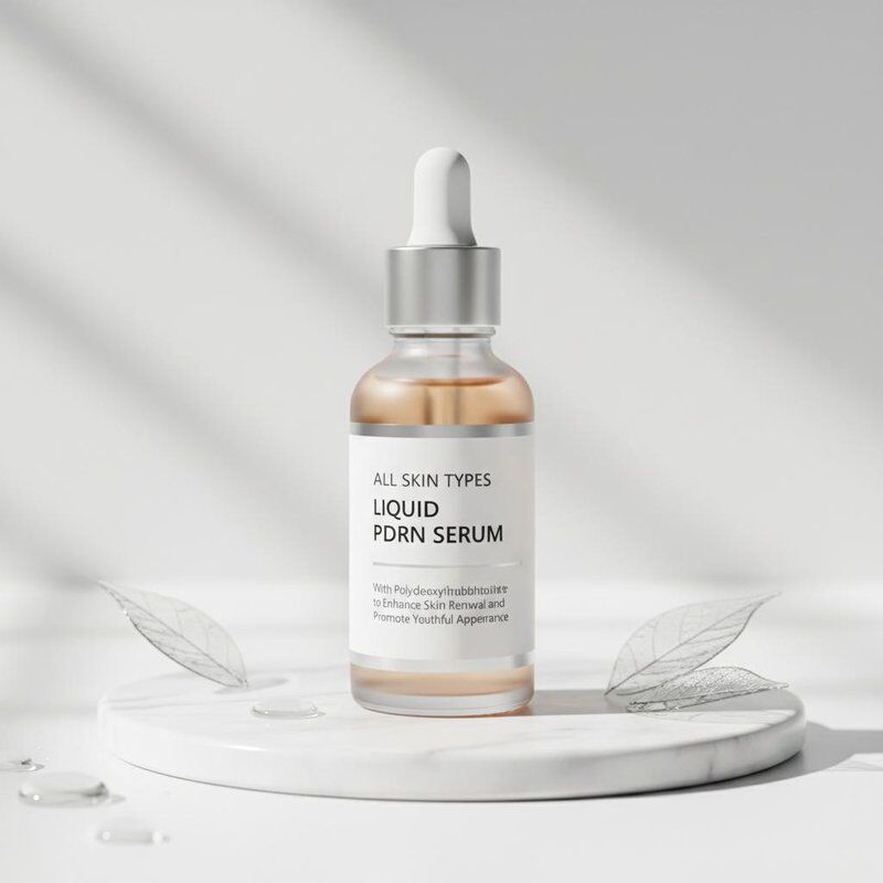 Todos os tipos de pele Soro PDRN líquido com polideoxirribonucleotídeo para melhorar a renovação da pele e promover uma aparência jovem