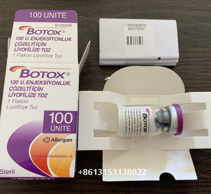 A toxina Botulinum da injeção de  das unidades de Allergan 100 enruga a remoção