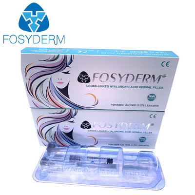 Enchimento de Fosyderm 1ml Derm da cara e dos bordos que remove os enrugamentos