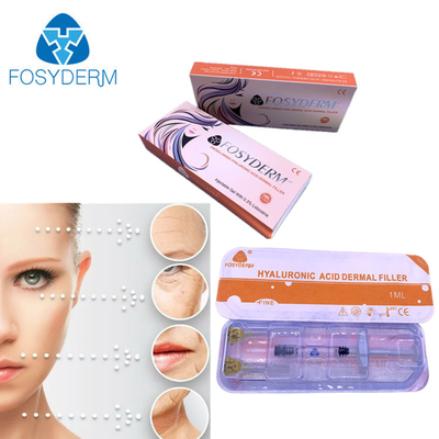 o enchimento cutâneo ácido hialurónico fino de 1ml Fosyderm remove as linhas tênues