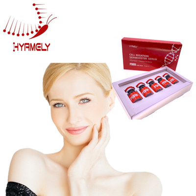 O rejuvenescimento da pele injeta perto o impulsionador da pele de Hyamely PDRN que remove as cicatrizes