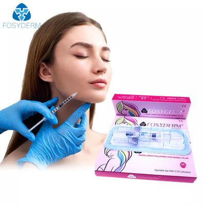 Bordos cutâneos ácidos hialurónicos do enchimento de Fosyderm injetáveis