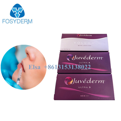 Enchimento injetável cutâneo do enchimento 2ml Juvederm Voluma da redução transparente do enrugamento