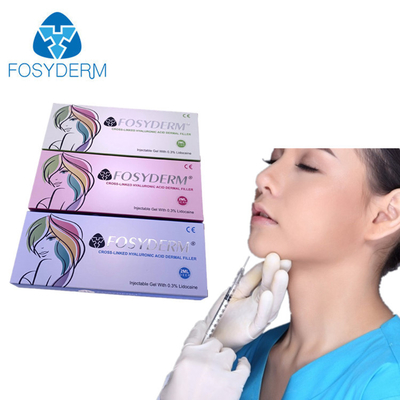 Enchimento cutâneo profundo fino de Fosyderm 2ml Derm para os bordos faciais Chin dos enrugamentos