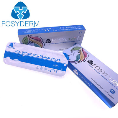 Enchimentos dérmicos do bordo do ácido hialurónico de Fosyderm facial reticulado