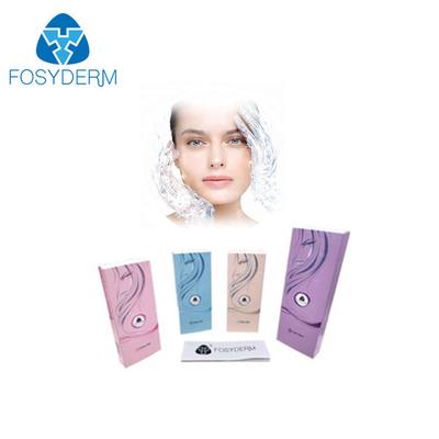 Enchimento do bordo do ácido clorídrico de Fosyderm com as seringas pre enchidas para cuidados com a pele