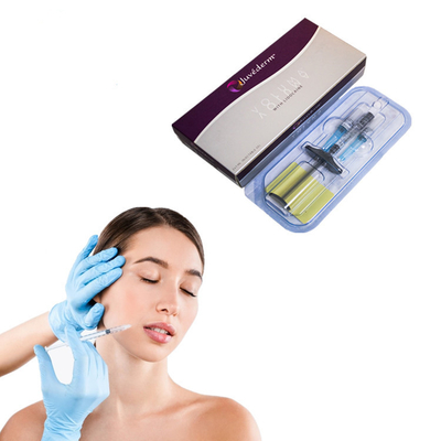 A cruz de Juvederm ultra 3 Voluma ligou o gel cutâneo ácido hialurónico do enchimento