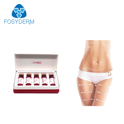 A ampola vermelha Lipolytic dissolve tubos de ensaio gordos da injeção 5*10ml