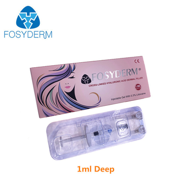 Injeções ácidas hialurónicas cutâneas profundas 24mg/Ml do enchimento de Fosyderm para Chin Augement