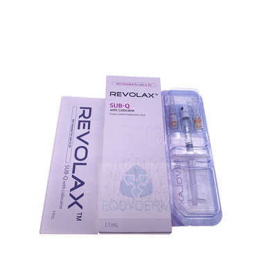 A cruz cutânea original do enchimento de Coreia Revolax ligou a injeção ácida hialurónica 24mg/Ml