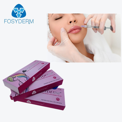 O enchimento cutâneo ligado transversal 2Ml Derm do HA para conseguir o realce dos bordos injeta perto