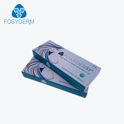 Enchimento cutâneo ácido hialurónico ligado transversal 1.1Ml Derm do gel do HA para o enchimento dos bordos