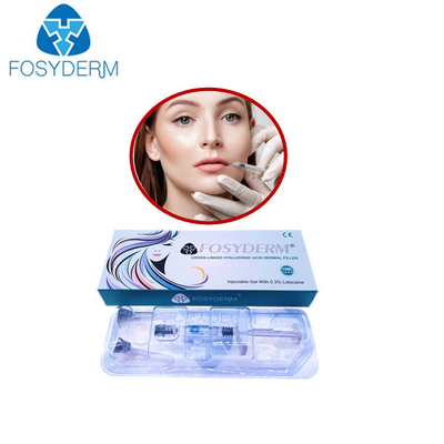 Injeções ácidas hialurónicas altas do bordo do HA 1.1ml da pureza com Lidocaine