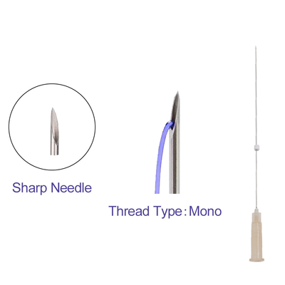 Mono elevador da linha de Coreia PDO para a pele médica que aperta linhas dos bordos