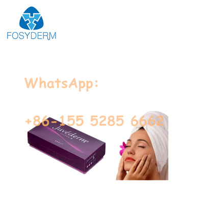 das injeções cutâneas do bordo de 2*1ml gel ácido hialurónico Juvederm para a cara