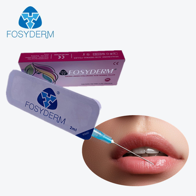 Enchimento cutâneo ácido hialurónico de 2 Ml Fosyderm Derm para os bordos e enrugamentos médios