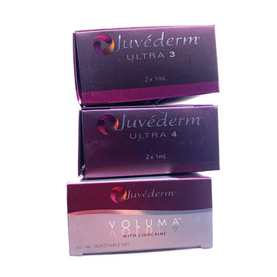 A cruz cutânea injetável do enchimento de Juvederm ligou o enchimento cutâneo ácido hialurónico do gel