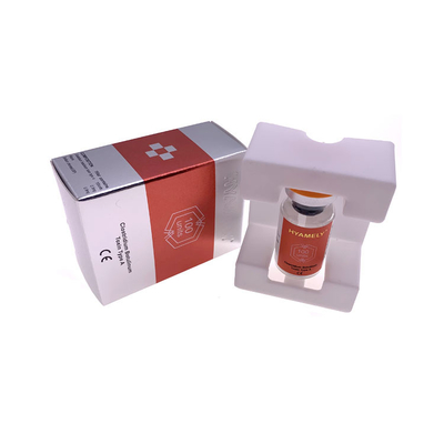 Tipo de HYAMELY  uma toxina Botulinum 100 IU que reduzem linhas do olhar severo da testa da glabela
