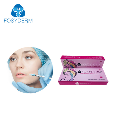 Dos enchimentos cutâneos do bordo de Fosyderm 2ml enchimento cutâneo ácido hialurónico das injeções