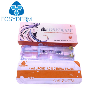 Enchimento cutâneo ácido hialurónico da linha tênue de Fosyderm para enrugamentos do olho