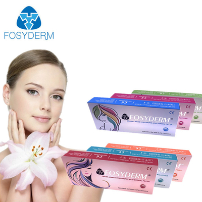 A cruz cutânea ácida hialurónica do enchimento da cara de Fosyderm ligou o gel 1ml 2ml 5ml do HA