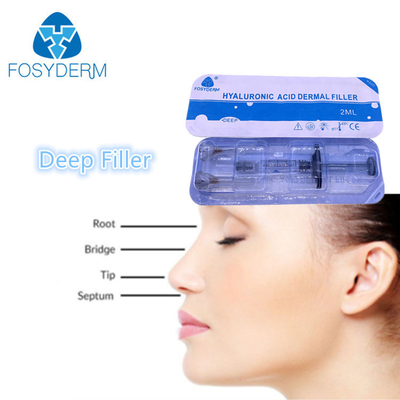 Enchimento profundo cutâneo do nariz de Fosyderm 2Ml do enchimento do HA do gel da injeção