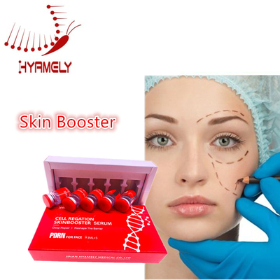 Cara da beleza que clarea o impulsionador facial da pele do soro da injeção PDRN