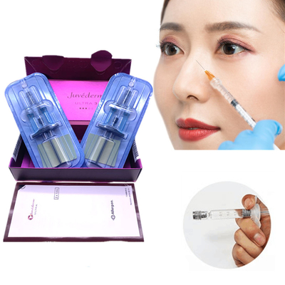 Enchimento cutâneo ácido hialurónico Juvaderm Ultra3 Ultra4 Voluma para Glabellar